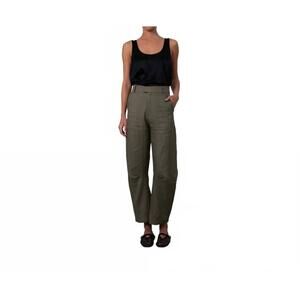 NEW PARENTEZI hania solid trouser in olive